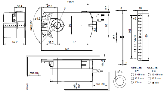 Электропривод Siemens GLB331.1E