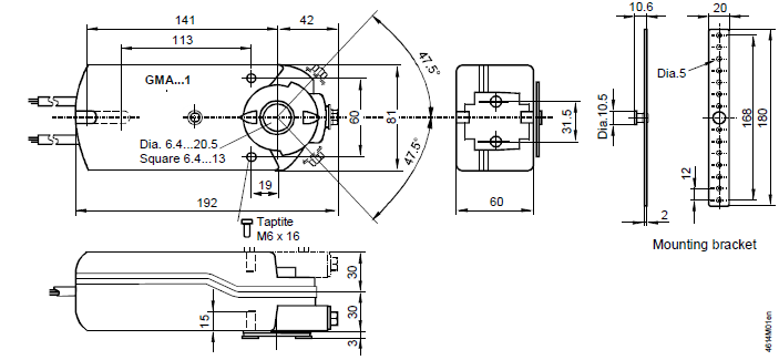 Электропривод Siemens GMA161.1E