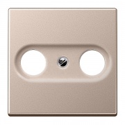 Накладка телевизионной розетки TV-SAT(FM) Jung A Шампань