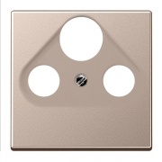 Накладка телевизионной розетки TV+FM+SAT Jung A Шампань