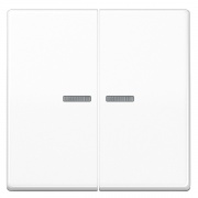 Клавиша 2-ая для выключателя с подсветкой Jung AS Белый