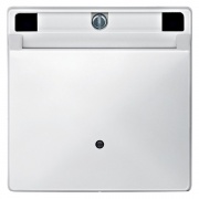 Накладка выключателя с карточкой-ключом System Design Merten полярно-белый