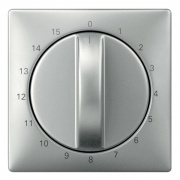 Накладка для механизма таймера 15 мин. System Design Merten сталь