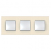 Рамка Unica Quadro 3 поста карамель