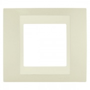 Рамка Unica хамелеон 1 пост бежевая