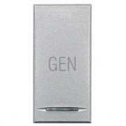 Axolute Клавиши с символами для системы автоматизации для 1 функции - 1 модуль, GEN, цвет алюминий