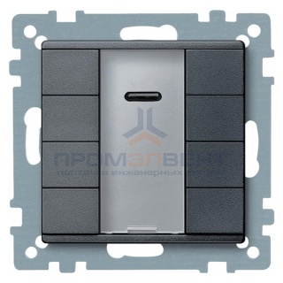 SM,4 КН. ВЫКЛ PLUS С ИК-ПРМ., АНТРАЦИТ
