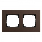 Рамка 2-ая Gira Esprit Linoleum-Multiplex Коричневый