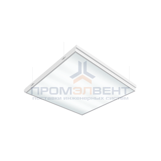 Светодиодный светильник "ВАРТОН" грильято встраиваемый 585*585*65мм 36 ВТ 6500К с функцией аварийного освещения