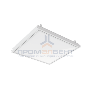 Светодиодный светильник "ВАРТОН" тип кромки Clip-In (GemaGrid) 600*600*62мм 36 ВТ 4000К IP54 с опаловым рассеивателем с функцией аварийного освещения