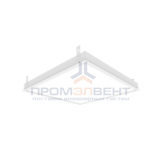 Светодиодный светильник "ВАРТОН" грильято подвесной 588*588*50мм 36 ВТ 4000К с планками для подвеса С РАМКОЙ