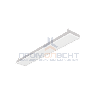 Светодиодный светильник "ВАРТОН" грильято подвесной 1188*180*50мм 36 ВТ 6500К с планками для подвеса С РАМКОЙ