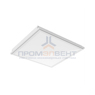 Светодиодный светильник "ВАРТОН" тип кромки Tegular (Prelude 24) 595*595*59мм 36 ВТ 4000К с функцией аварийного освещения