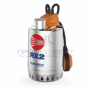 Насос дренажный Pedrollo RX 1 - 0,25 кВт (3x400 В, Qmax 160 л/мин, Hmax 6,5 м, кабель 5 м)