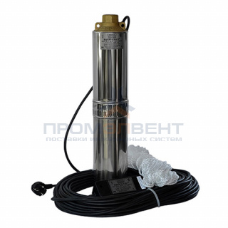 Насос скважинный Водолей БЦПЭУ 0,32-40 У (0,68 кВт,однофазный, Qmax 1,2 л/мин, Hmax 60м, кабель 40м)