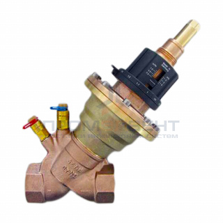 Вентиль балансировочно-регулирующий Oventrop Cocon QTR - 1"1/2 (ВР/ВР, PN25, 1,5-7.5 м³/ч)