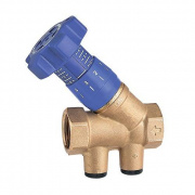 Вентиль балансировочный Cimberio 787OT/2R - 1"1/2 (ВР/ВР, PN25, Tmax 120°C, отводы с заглушками)