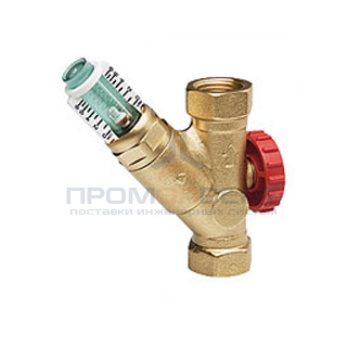 Вентиль балансировочный WATTS SRVOL-IG - 1/2" (ВР/ВР, PN10, Tmax 100°C, расход 1-8 л/мин)