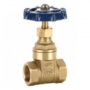 Задвижка клиновая GENEBRE 3221 - 2" (ВР/ВР, PN20, Tmax 180°C, ручка-вентиль, латунь)