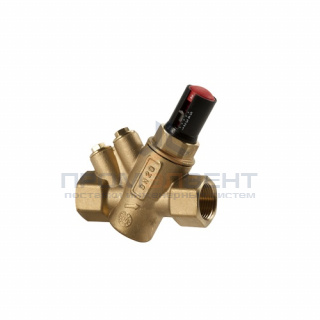 Клапан балансировочный Giacomini R206B - 1"1/4 (ВР/ВР, PN25, Tmax 120°C, расход 0,535 - 5,830 м³/ч)