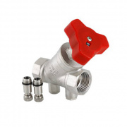 Клапан балансировочный SANEXT VT.054.N - 1"1/2 (ВР/ВР, PN16, Tmax 110°C, Kv 21,12 м³/ч)