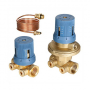 Клапан балансировочный VALTEC VT.040.G - 1/2" (ВР/ВР, 250–600 мбар, в комплекте с запорным клапаном)