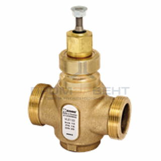 Клапан регулирующий двухходовой ESBE VLE122 - DN40 (2" 1/4" НР/НР, PN 16, Kvs 25, Tmax. 150°C, бронза)