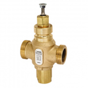 Клапан регулирующий двухходовой ESBE VLE222 - DN25 (1" 1/2" НР/НР, PN 16, Kvs 10, Tmax. 150°C, бронза, со штекером компенсации давления)