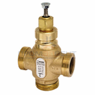 Клапан регулирующий трёхходовой ESBE VLE132 - DN25 (1" 1/2" НР/НР/НР, PN 16, Kvs 10, Tmax. 150°C, бронза)