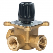 Клапан смесительный трехходовой STOUT - 1"1/4 (ВР, PN10, Tmax 110°C, KVS 15)