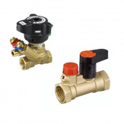 Комплект клапанов Danfoss MVT/MSV-S - 1/2" (балансировочный и запорный, ВР/ВР, PN20, Tmax 120°C)