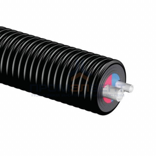 Теплотрасса двуххтрубная Uponor Ecoflex Aqua Twin - 40x5.5 + 25x3.5 в кожухе D175 мм