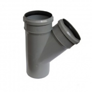 Тройник 45° редукционный для внутренней канализации Valsir - 40 x 32