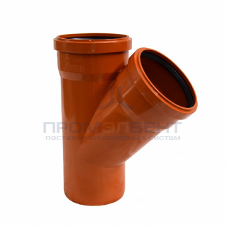 Тройник SINIKON НПВХ 250/200x45