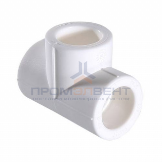 Тройник VALTEC VTp.731 - 50 (для полипропиленовых труб под пайку, цвет белый)