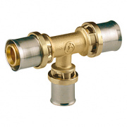 Тройник переходной Giacomini RM151 - 20x2.0 x 16x2.0 x 16x2.0 (прессовой, для металлопластик.труб)