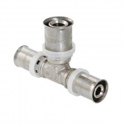 Тройник переходной VALTEC VTm.231 - 20 x 16 x 20 (прессовой, для металлопластиковых труб)