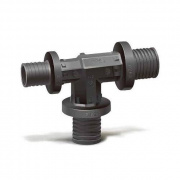 Тройник переходной Varmega Slide-fit - 20 x 16 x 20 (для труб из сшитого полиэтилена)