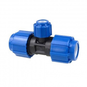 Тройник Политэк - 25 (винтовой, для труб ПНД)