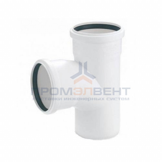 Тройник с отводом на 87° REHAU RAUPIANO PLUS - 50 (для системы внутренней канализации)