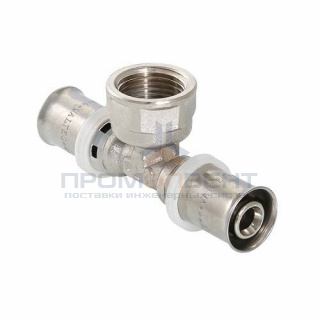 Тройник с переходом на внутреннюю резьбу VALTEC VTm.232 - 26 x 1" (прессовой, для металлопл.труб)