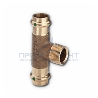 Тройник с переходом на наружную резьбу Viega G3 Sanpress 2217.1 - 35 x 3/4"