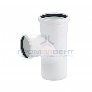 Тройник с уменьшенным отводом на 87° REHAU RAUPIANO PLUS - 160 x 110 (для внутренней канализации)