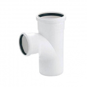 Тройник с уменьшенным отводом на 87° REHAU RAUPIANO PLUS - 160 x 125 (для внутренней канализации)