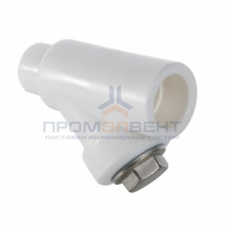 Фильтр грубой очистки VALTEC VTp.787 - 32 (под пайку внутренняя/наружная для полипроп.труб, белый)