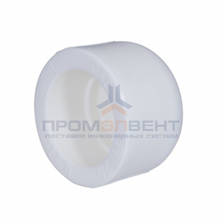 Заглушка KALDE - 90 (для полипропиленовых труб под пайку, цвет белый)