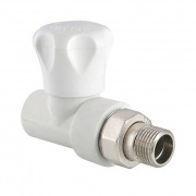 Кран вентильный для радиатора прямой VALTEC VTp.717.V - 25 x 3/4" (Пайка/НР, для полипропилен.труб)