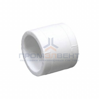 Муфта Fusitek - 110 (для полипропиленовых труб под пайку, цвет белый)