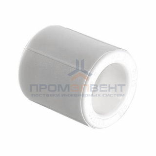 Муфта VALTEC VTp.703 - 63 (для полипропиленовых труб под пайку, цвет белый)