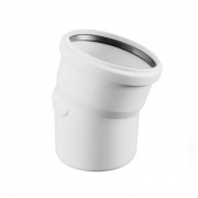 Отвод 15° REHAU RAUPIANO PLUS - 40 (для системы внутренней канализации)